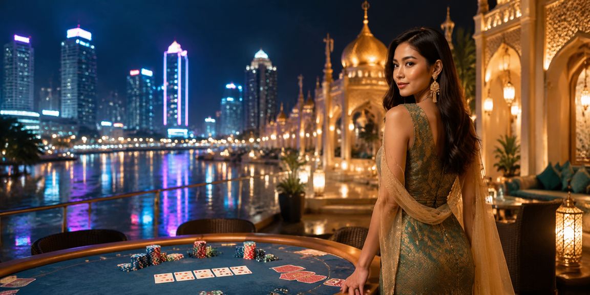 Permainan poker di Petaling Jaya sempena Hari Raya dengan suasana meriah
